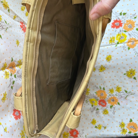 Vintage 70s Straw Wicker Woven Purse - Picture 7 of 8